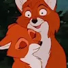 Стикер 57 Lovely Fox Tod