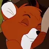 Стикер 40 Lovely Fox Tod
