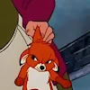 Стикер 9 Lovely Fox Tod