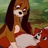 Стикер 24 Lovely Fox Tod