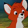 Стикер 21 Lovely Fox Tod