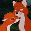 Стикер 55 Lovely Fox Tod