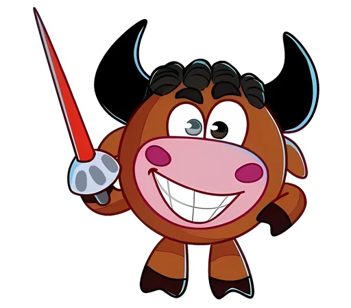🐂 Стикер «Балдурики» для Telegram