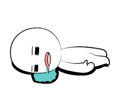 😵 Стикер «Baldy» для Telegram