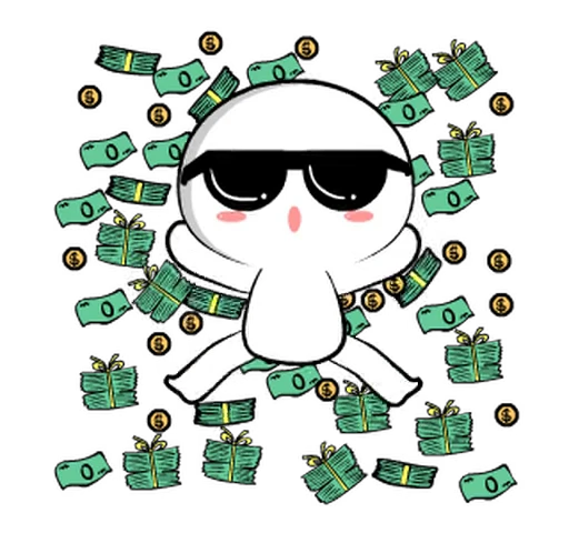 🤑 Стикер «Baldy» для Telegram