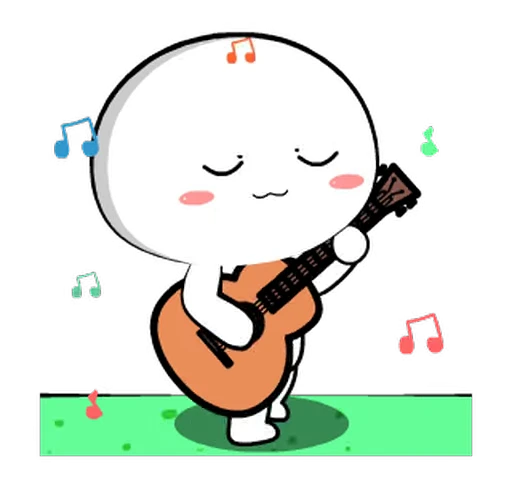 🎸 Стикер «Baldy» для Telegram