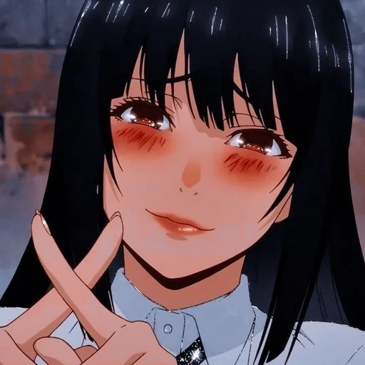 ❤️ Стикер «Yumeko Jabami» для Telegram