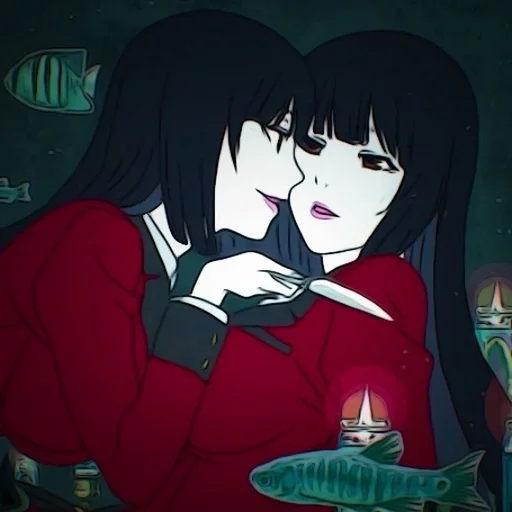 ❤️ Стикер «Yumeko Jabami» для Telegram