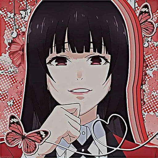 ❤️ Стикер «Yumeko Jabami» для Telegram