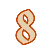 Стикер 41 Balkara RU шрифт