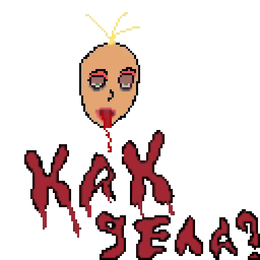 🤢 Стикер «8bit tyan» для Telegram