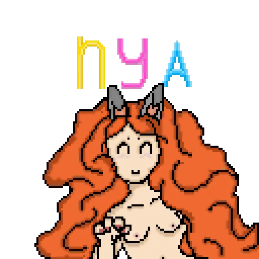 😊 Стикер «8bit tyan» для Telegram