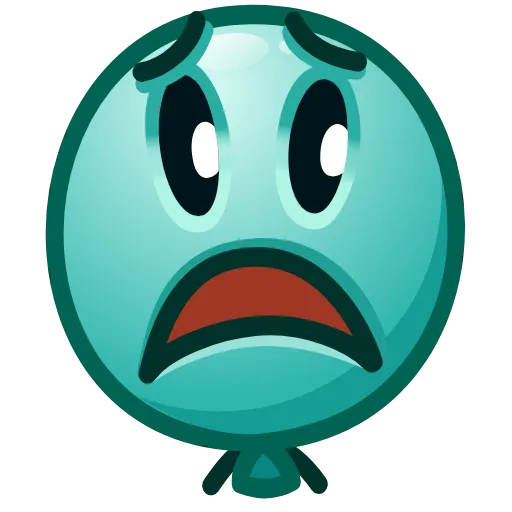 ☹️ Стикер «Balloon» для Telegram
