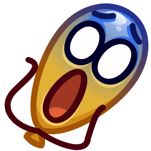 😱 Стикер «Balloon» для Telegram