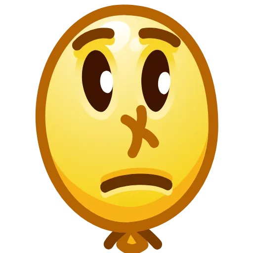 🤥 Стикер «Balloon» для Telegram