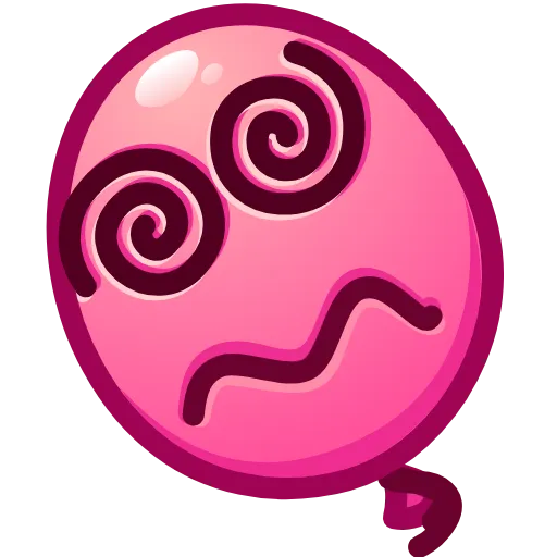 😵‍💫 Стикер «Balloon» для Telegram