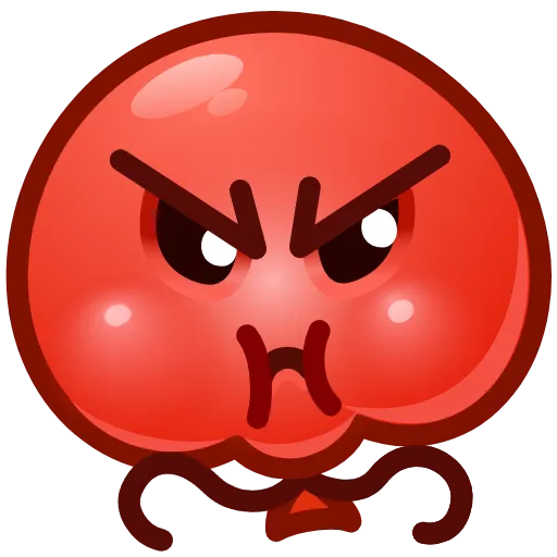 😡 Стикер «Balloon» для Telegram
