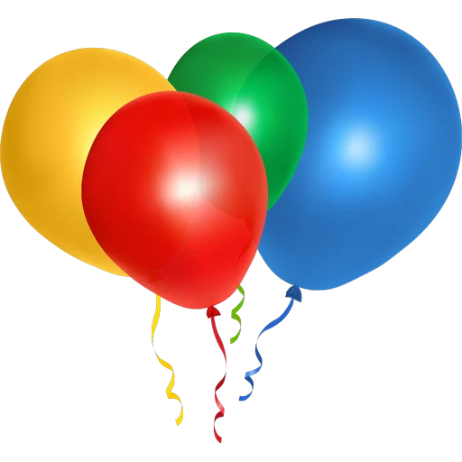 🎈 Стикер «Balloons» для Telegram
