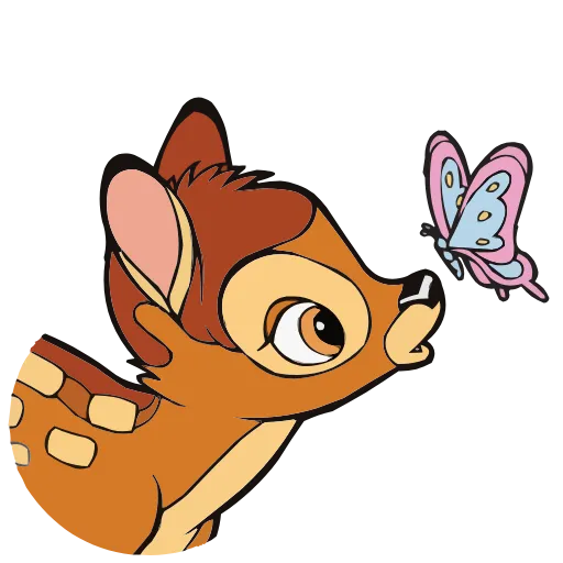 🦋 Эмодзи «Бемби» для Telegram