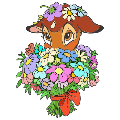 💐 Эмодзи «Бемби» для Telegram