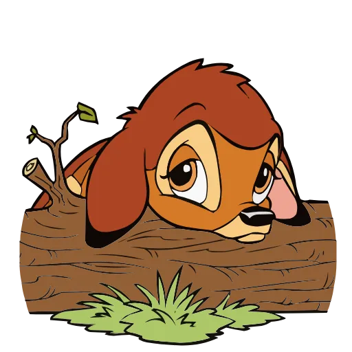 😔 Эмодзи «Бемби» для Telegram