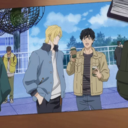 👬 Стикер «Banana Fish (3)» для Telegram