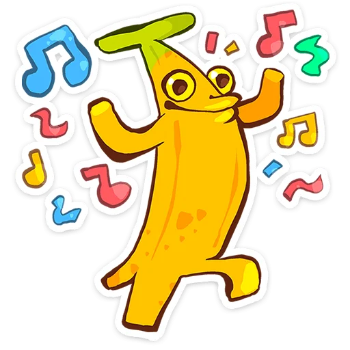 🍌 Стикер «Бананяобананяй» для Telegram