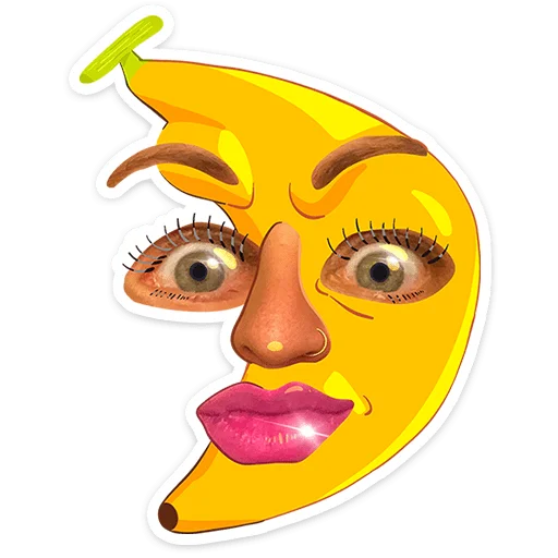 🍌 Стикер «Бананяобананяй» для Telegram
