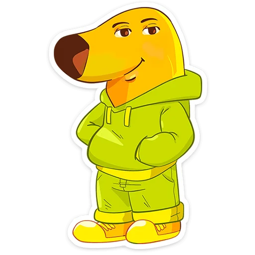 🍌 Стикер «Бананяобананяй» для Telegram