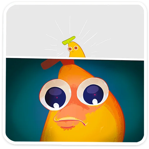 🍌 Стикер «Бананяобананяй» для Telegram