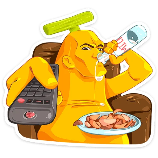 📺 Стикер «Бананяобананяй» для Telegram