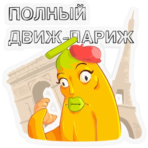 Стикер 24 Набор эмоджи с мемами «Бананяо +» из ВК в HD качестве