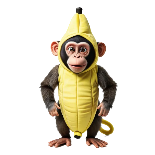 🐵 Стикер «Banana Animals» для Telegram