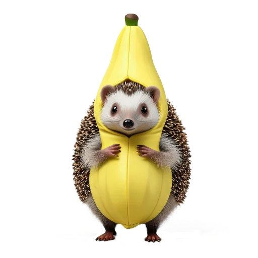 🦔 Стикер «Banana Animals» для Telegram