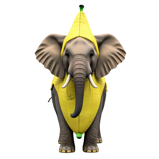 🐘 Стикер «Banana Animals» для Telegram