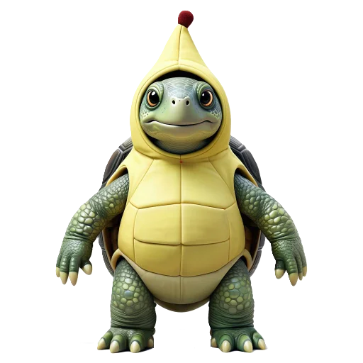🐢 Стикер «Banana Animals» для Telegram