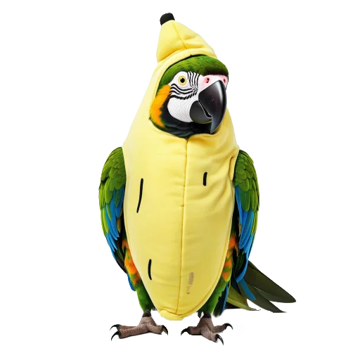 🦜 Стикер «Banana Animals» для Telegram