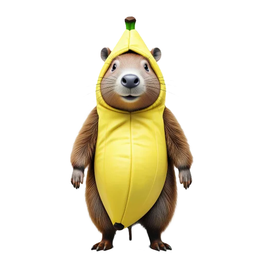 ❤️ Стикер «Banana Animals» для Telegram