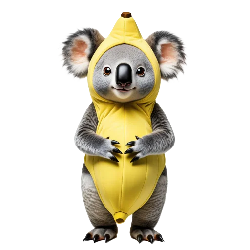 🐨 Стикер «Banana Animals» для Telegram