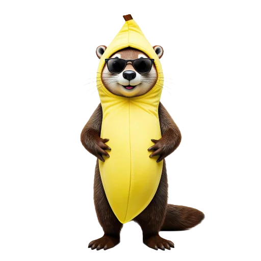 😎 Стикер «Banana Animals» для Telegram