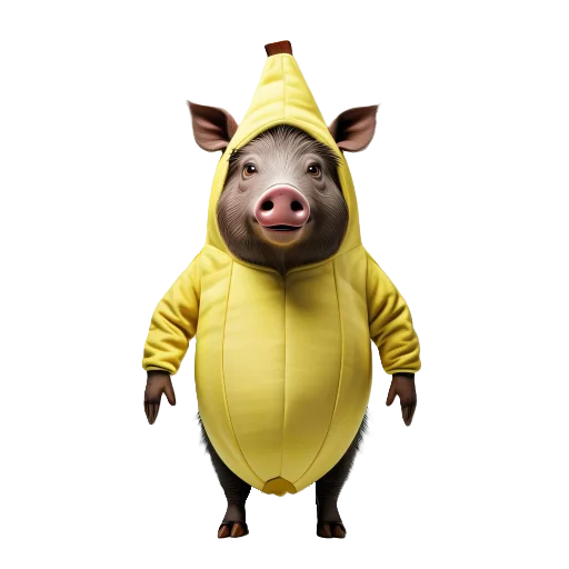 🐗 Стикер «Banana Animals» для Telegram