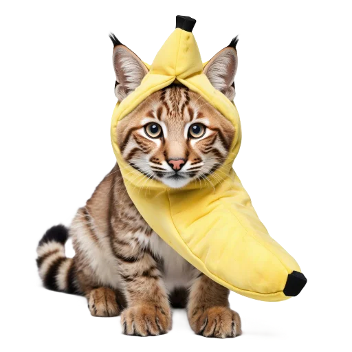 🐅 Стикер «Banana Animals» для Telegram