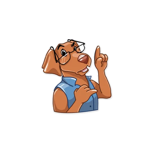 🤓 Стикер «bananadog» для Telegram