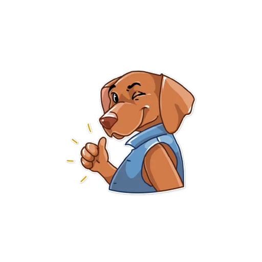👍 Стикер «bananadog» для Telegram