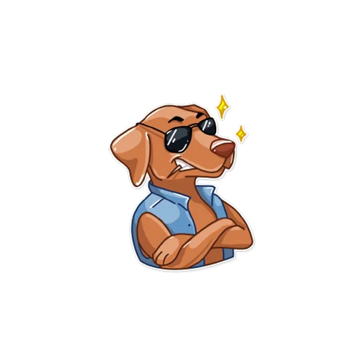 😎 Стикер «bananadog» для Telegram