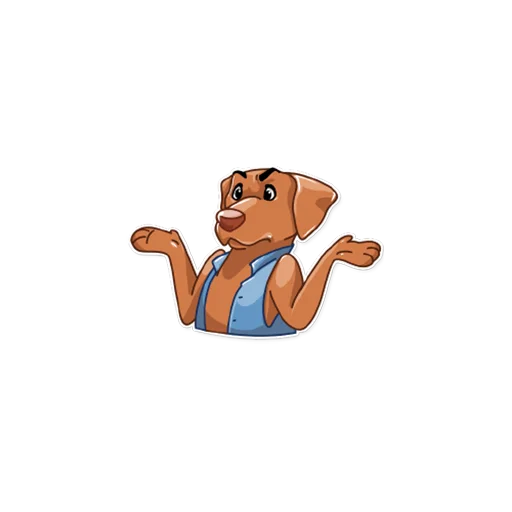 🤷 Стикер «bananadog» для Telegram