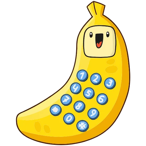 📱 Эмодзи «Бананос» для Telegram