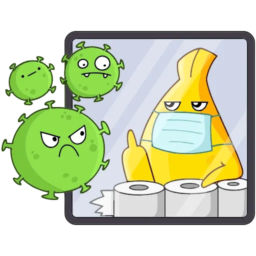 🦠 Эмодзи «Бананос» для Telegram
