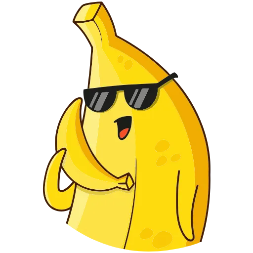 😎 Эмодзи «Бананос» для Telegram