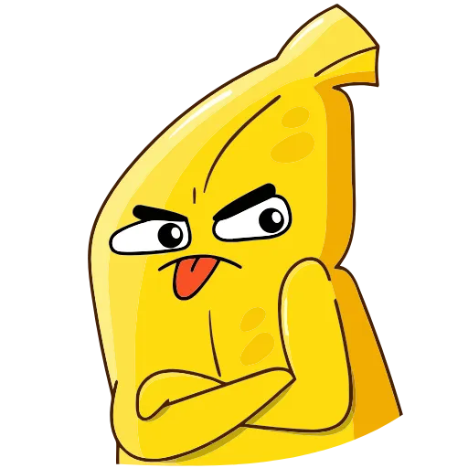 😛 Эмодзи «Бананос» для Telegram